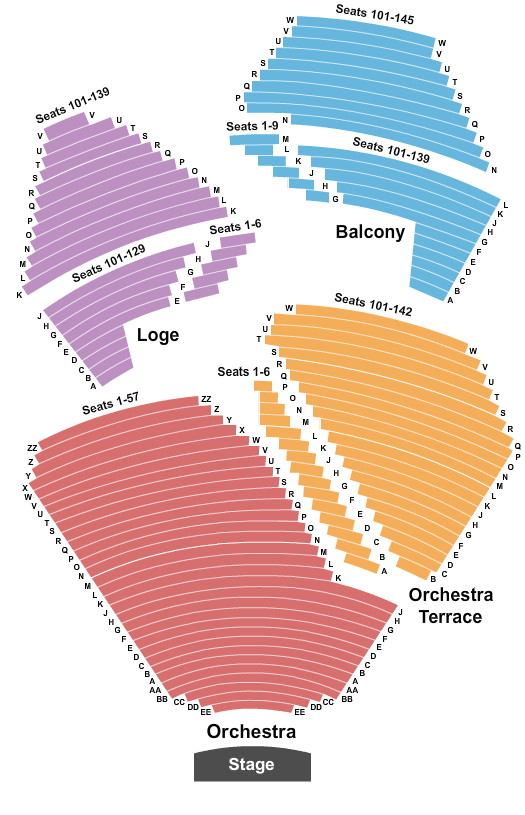 Segerstrom Center For The Arts The Wiz Seating Chart